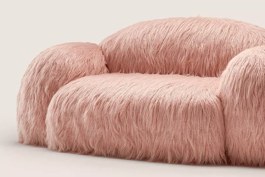 large plush sofa